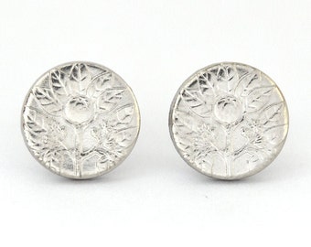 coin stud earring / Ohrstecker Münzen / 25 Cents / coin / Münze / Niederländische Antillen / earring / Ohrring / Schmuck / jewelry