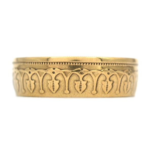 Bague pièce de monnaie Tunisie 10/20/50/100 millimes plaqué or taille 5 - 14 bague faite main bijoux de pièces de monnaie