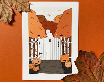 Autumn in the Air Art Print