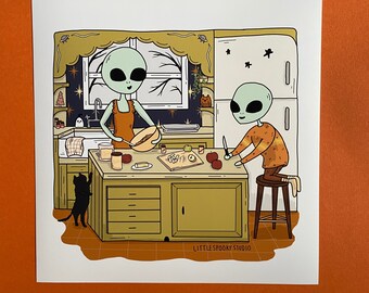 Apple Crisp Square Art Print