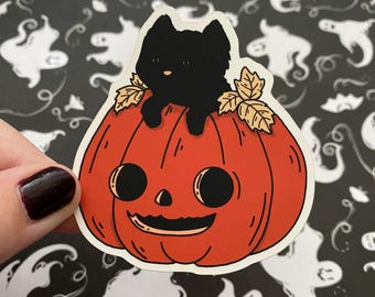 Black Cat Sticker