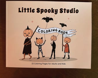 Little Spooky Studio Coloring Book PREORDER
