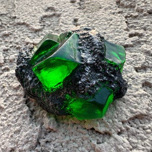 Justice Super League inspired Green Kryptonite meteor rock prop Small replica