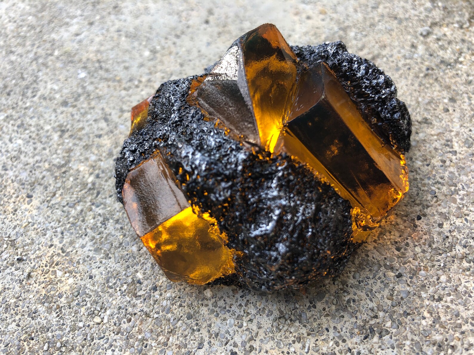 Smallville style Gold Kryptonite meteor rock prop replica Etsy