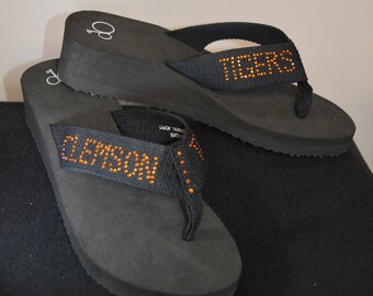 clemson flip flops