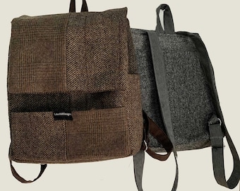 Up-cycled Wool Backpack