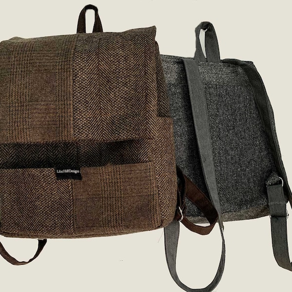 Wool Backpack Etsy