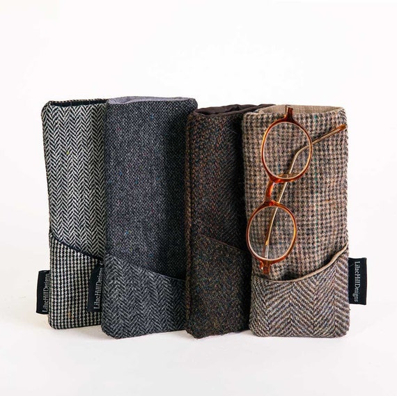Upcycled Wool Glass Case