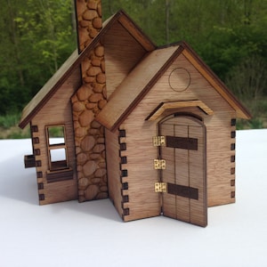 7&quot; Fairy House with Open Back and Kitchen (1:24 scale)