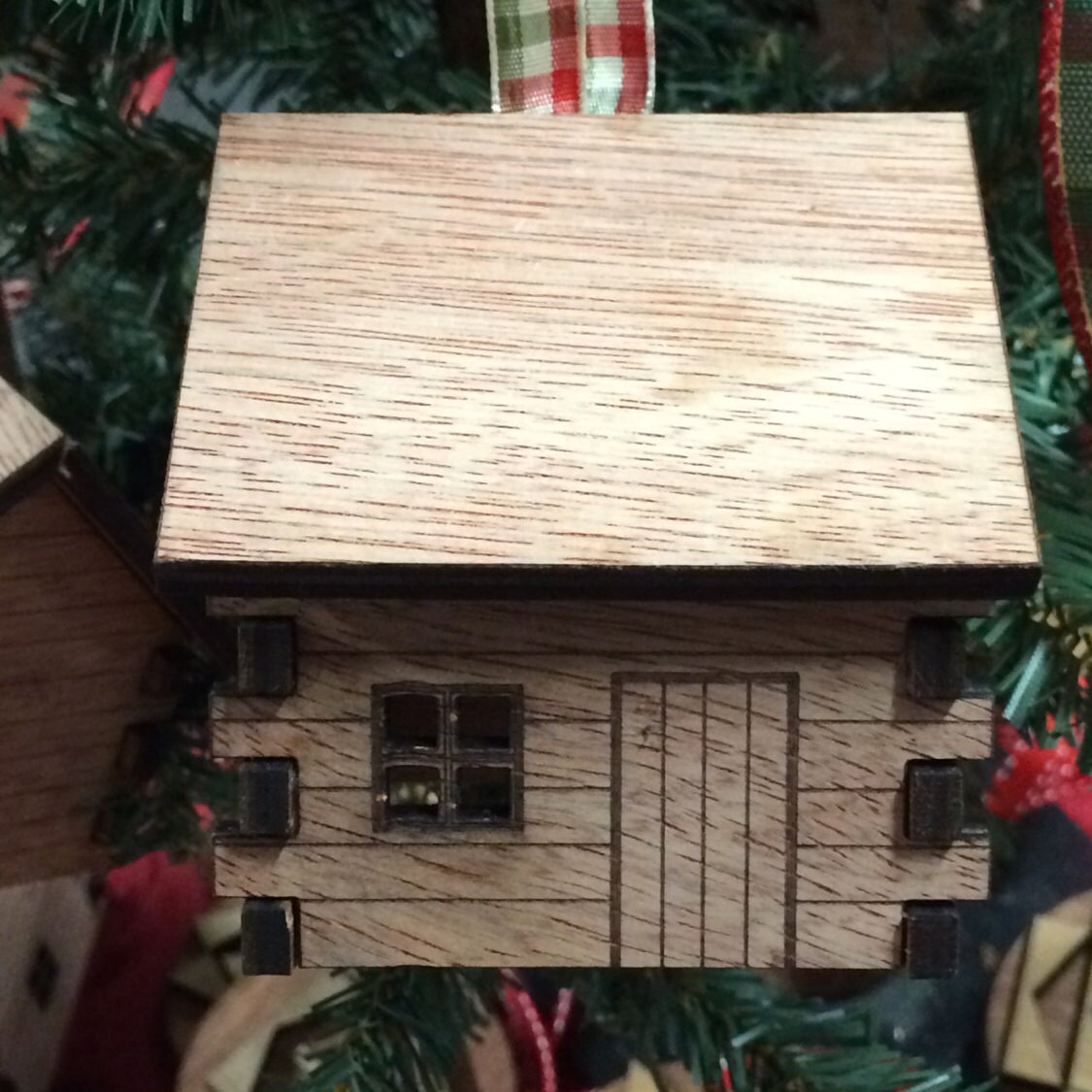 Cabin Christmas Ornaments 