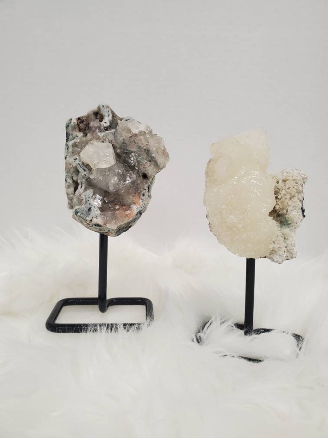 Zeolite Two Pack, Zeolite Mineral Specimens on Display ZZ20 - Etsy