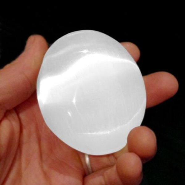 Free, just pay shipping, one per customer Small Selenite Palm Stone
