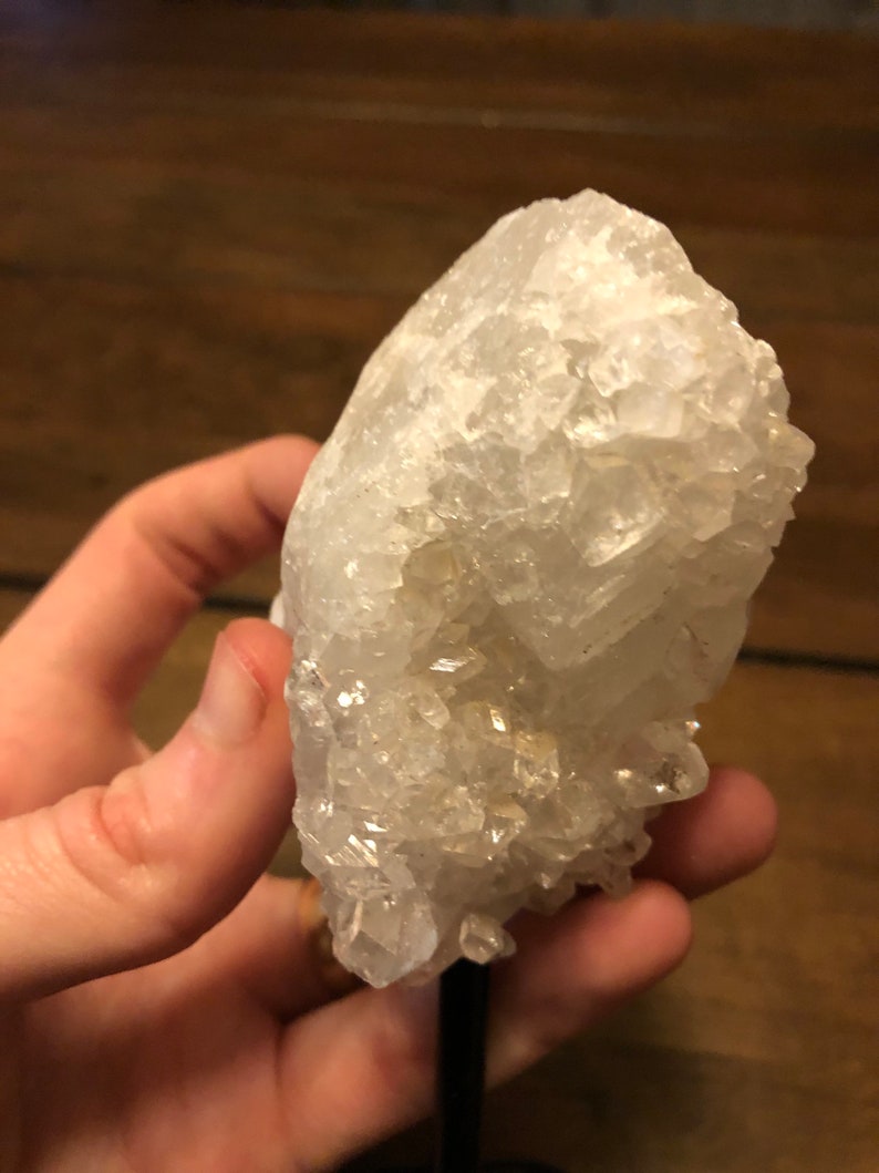 Apophyllite display specimen on stand 6\u201d