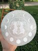 Selenite Charging Plate, Hecate, Premium Quality, Charge + Cleanse Your Crystals, Hekate, etched selenite plate made in Appleton, WI USA 