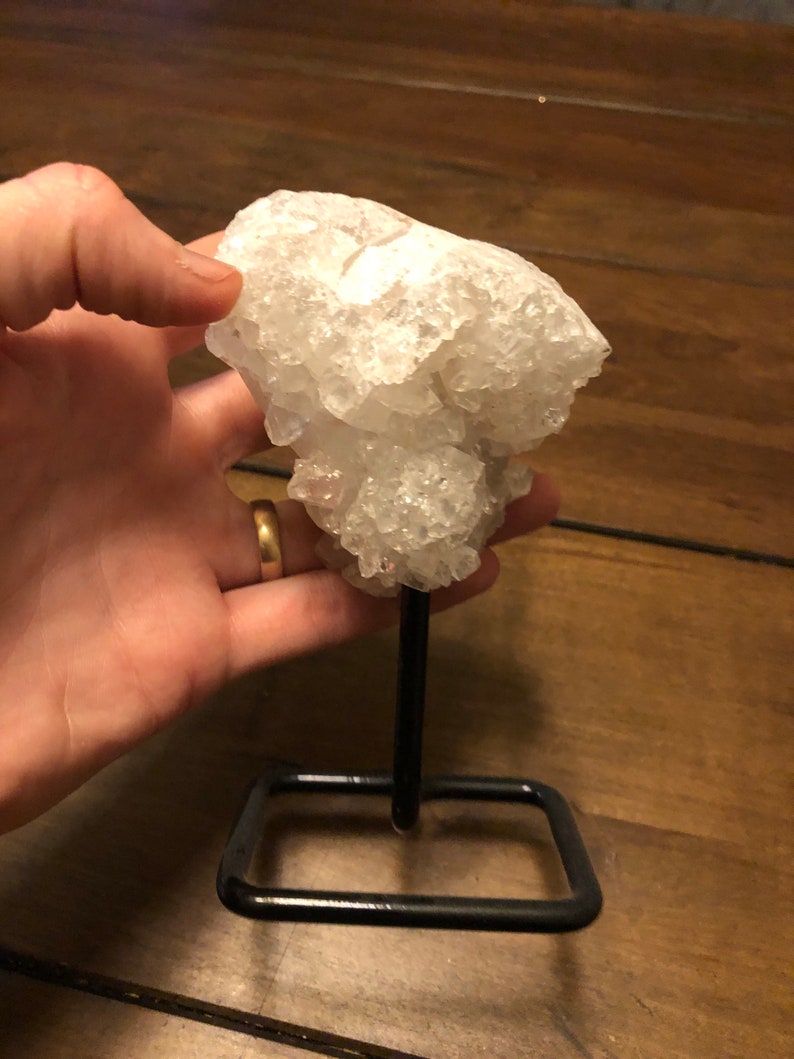 Apophyllite display specimen on stand 6\u201d