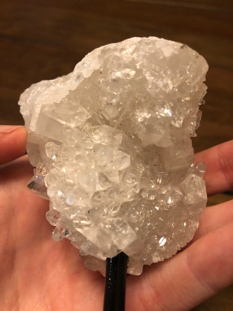 Apophyllite display specimen on stand 6\u201d