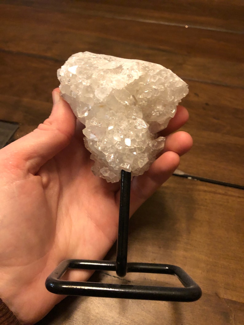 Apophyllite display specimen on stand 6\u201d