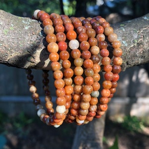 Agate  7” stretch bracelet. One (1) bracelet