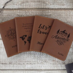 Passport Cover, Personalized Passport Cover, Engraved Passport Cover, Custom Leather Passport Cover, Travel Gifts, Christmas Gifts