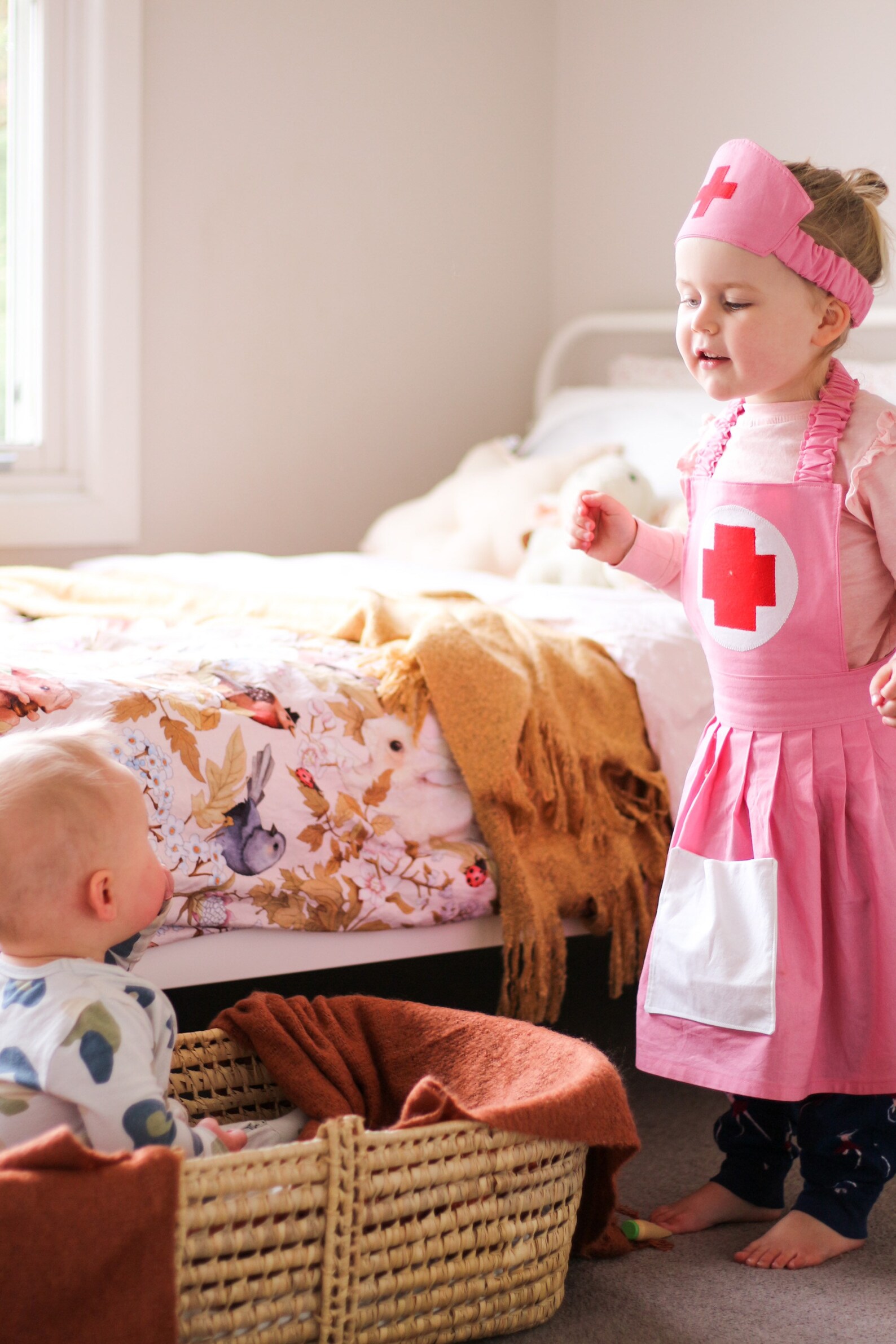 Girl pink nurse dressup costume Etsy