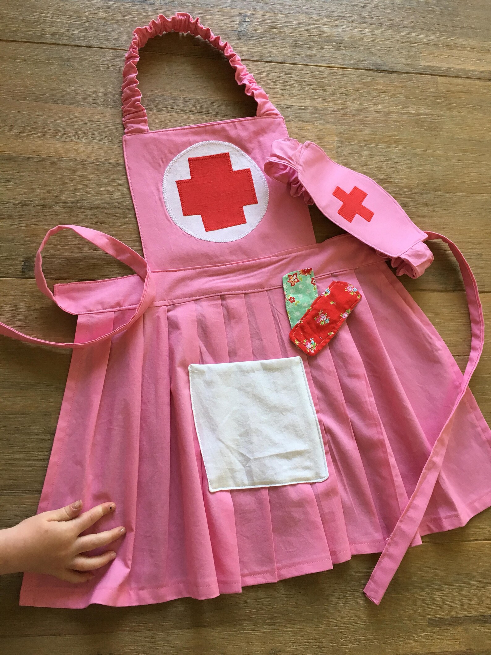 Girl pink nurse dressup costume Etsy