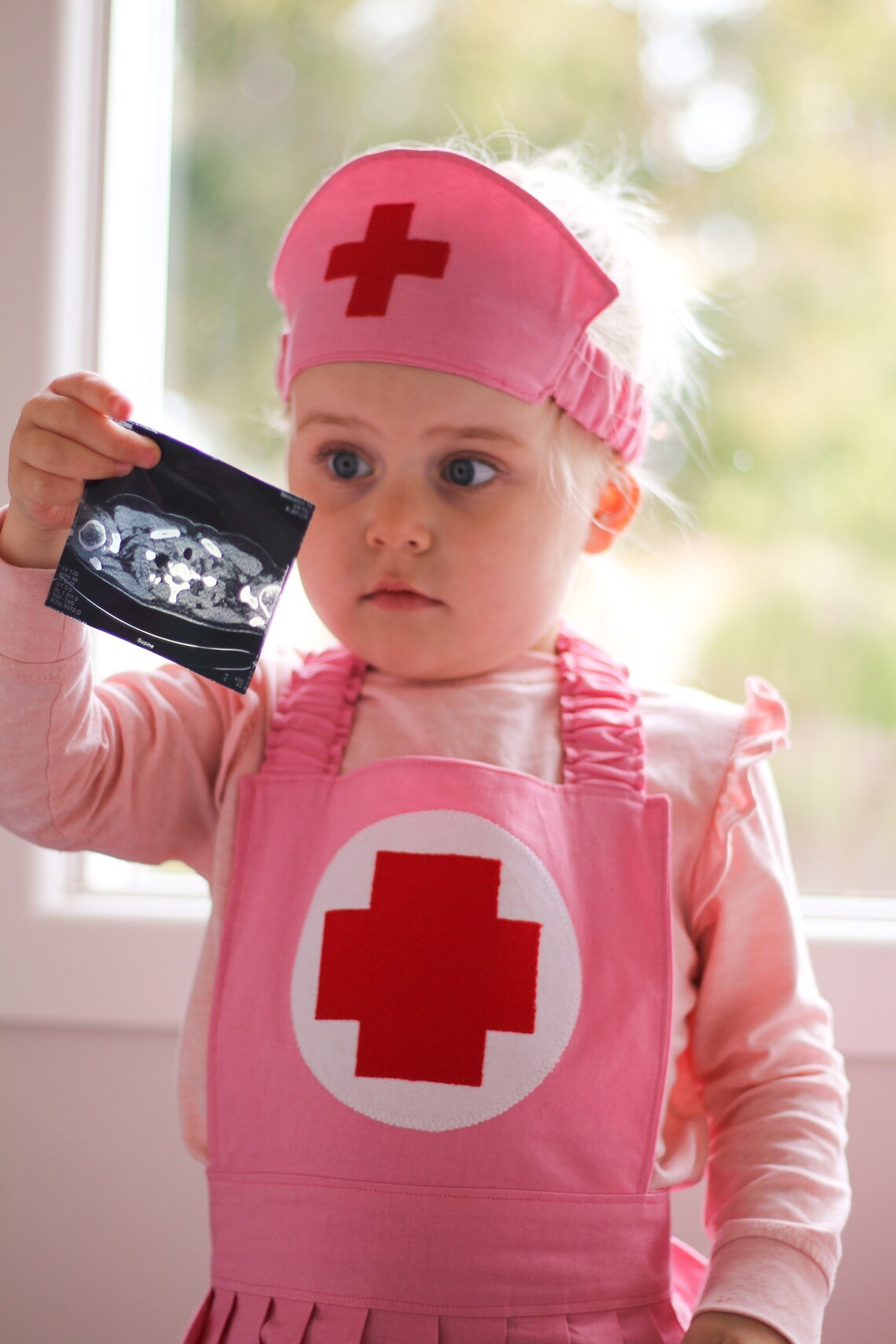 Girl pink nurse dressup costume Etsy