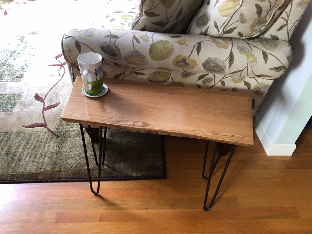 Live Edge Oak End Table. Etsy