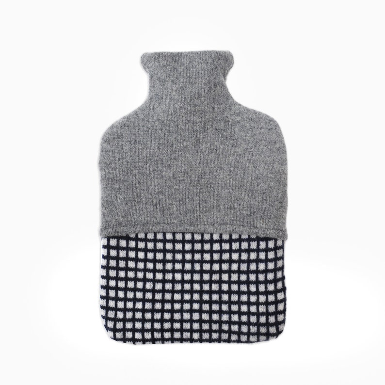 Hot Water Bottle With Lambswool Knitted Cover Etsy UK