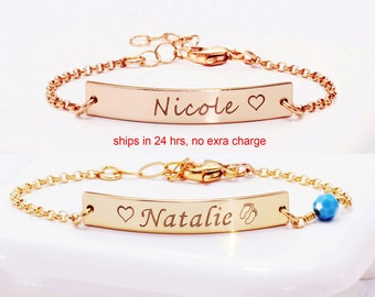 Baby Bracelet, Custom bracelet for Little Girl, Baby name bracelet, Baby gift, Personalized Baby Toddler Name Bracelet.