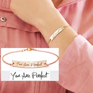 Handwriting Bracelet, Custom signature bracelet, Custom handwriting bracelet for women, personalized gift for Christmas, Mother's day gift