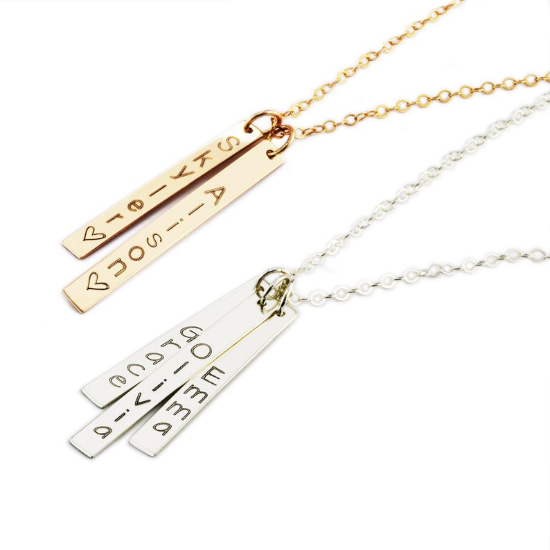 etsy baby name necklace