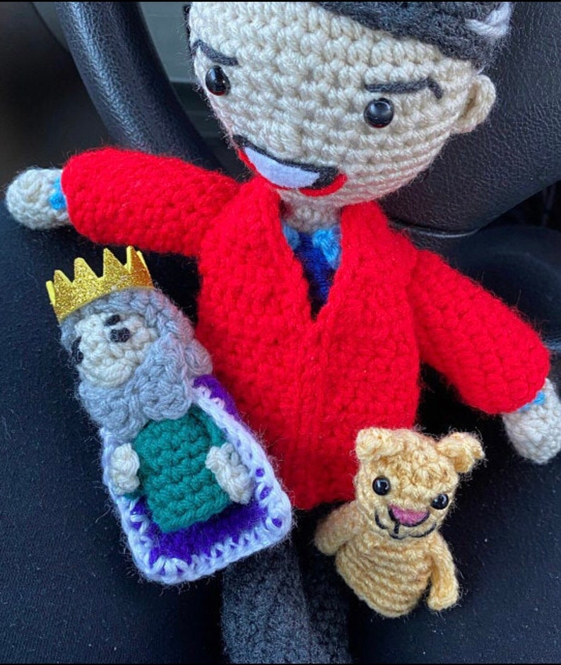 Mr. Rogers With King Friday and Daniel Tiger Puppets Etsy