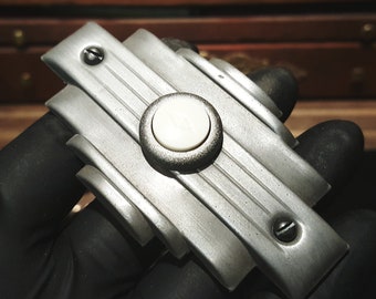 New Custom Metallic - Art Deco - Machine Age Resin Doorbell -