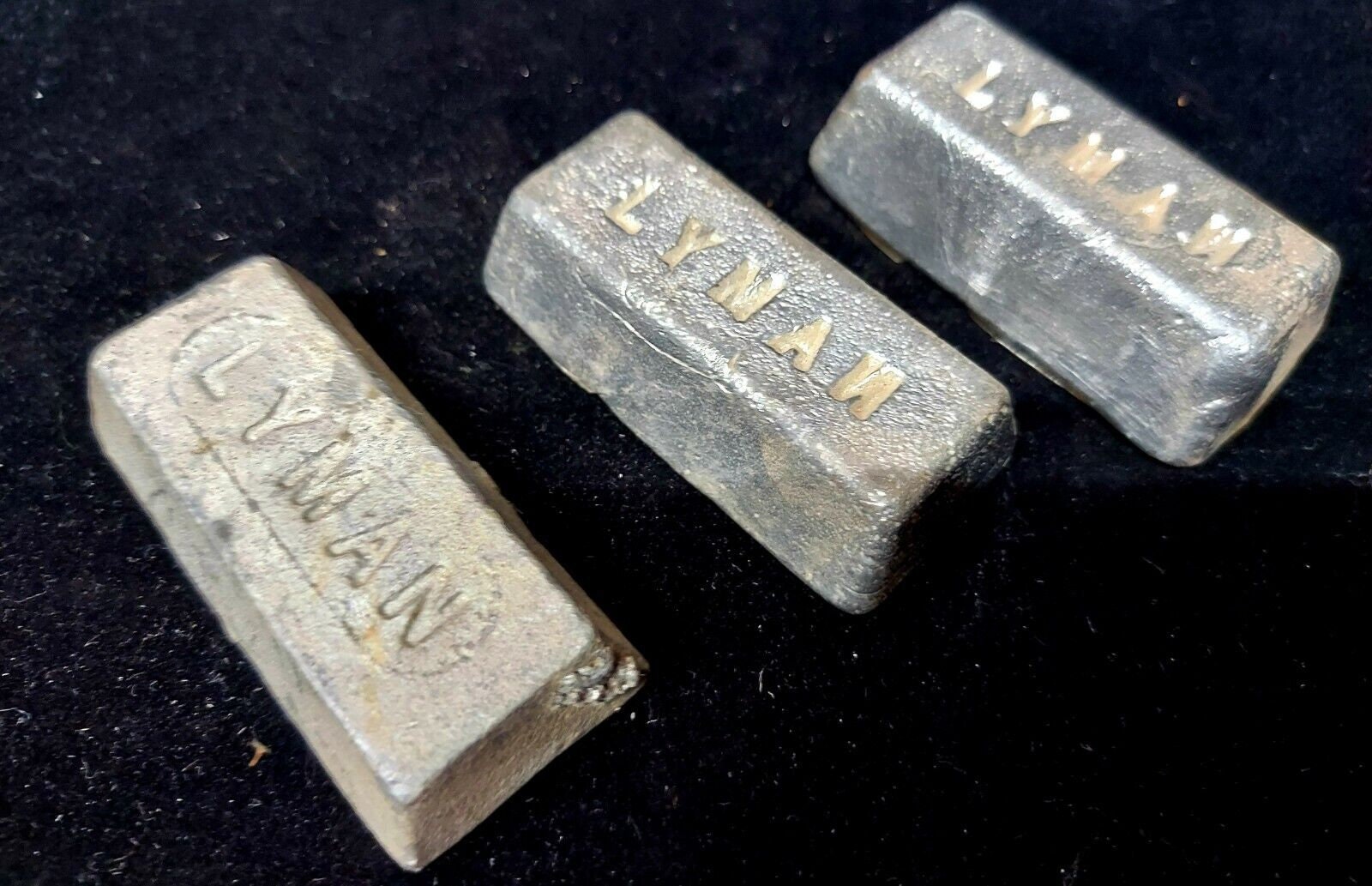 LEAD - Vintage ONE pound Lead ingots For Sale