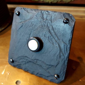 Craftsman Slate Doorbell - Cutom Slate Sizes - Montana Made