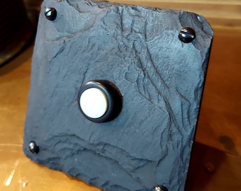 Craftsman Slate Doorbell - Cutom Slate Sizes - Montana Made