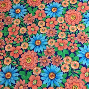 Rollator/Walker Seat & Backrest Cover, Floral, Blue, Mixed, NEW