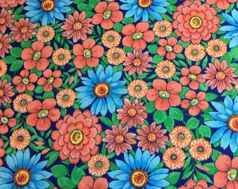 Rollator/Walker Seat & Backrest Cover, Floral, Blue, Mixed, NEW