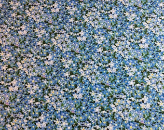 Rollator/Walker Seat & Backrest Cover, Floral, Blue, Mixed, NEW