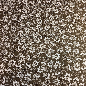 Rollator, Walker Seat and Backrest Cover, Floral, Brown, Mixed, NEW