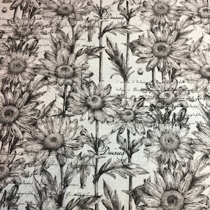 Rollator/Walker Seat & Backrest Cover, Floral, Daisy, NEW