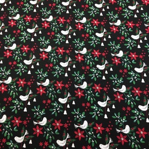 Rollator/Walker Seat & Backrest Cover, Holiday, Christmas, Birds, NEW