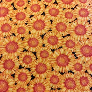 Rollator/Walker Seat & Backrest Cover, Holiday, Fall, Sunflowers, NEW
