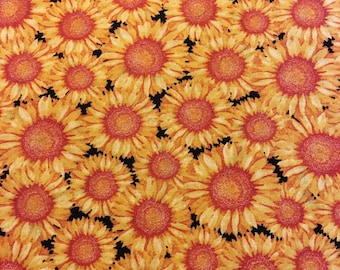 Rollator/Walker Seat & Backrest Cover, Holiday, Fall, Sunflowers, NEW