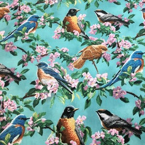 Rollator, Walker Seat & Backrest Cover, Animal, Birds, NEW