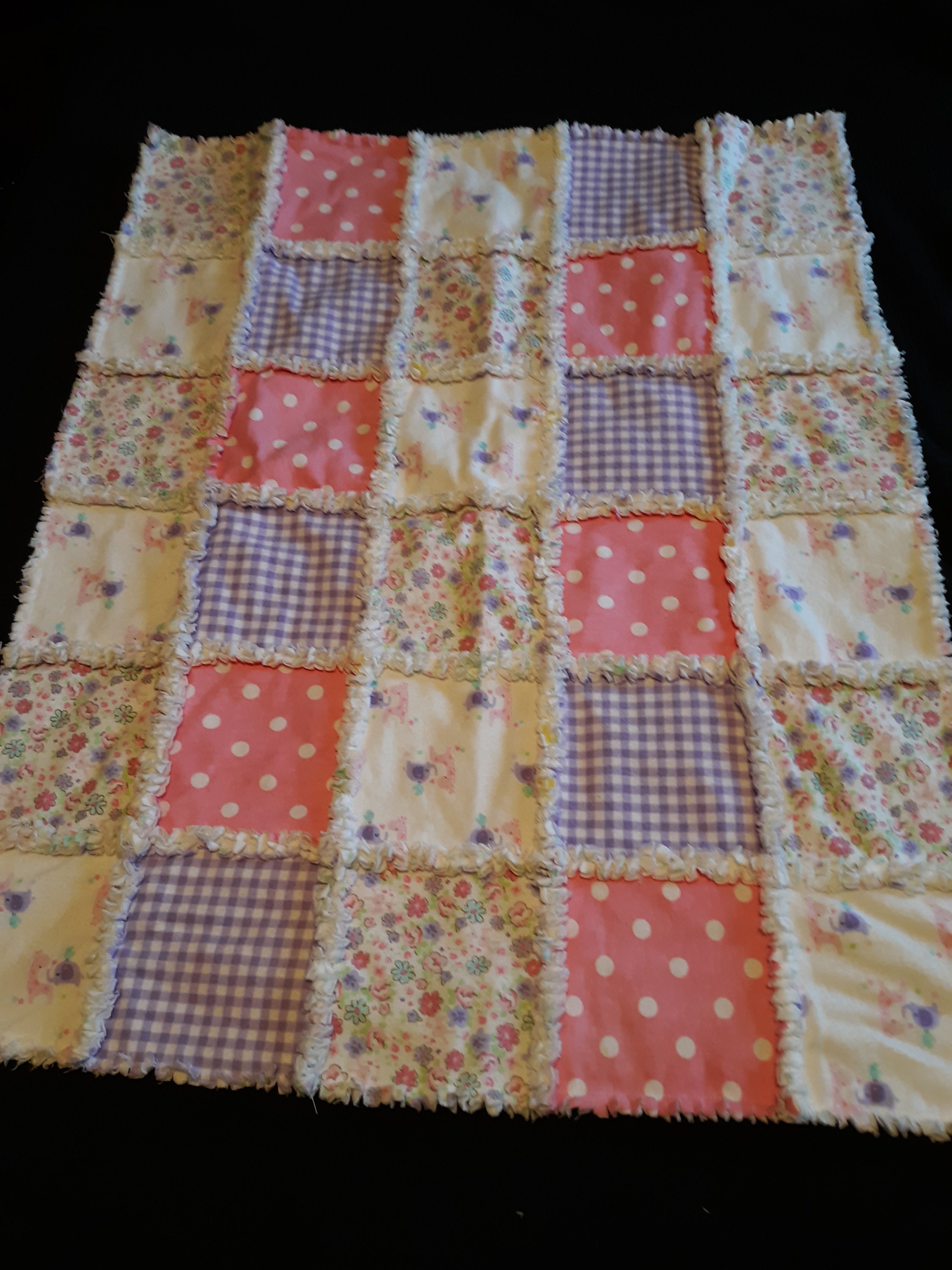 Baby Rag Quilt | Etsy