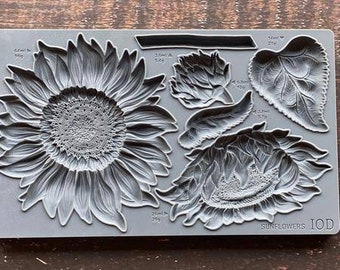 Sunflower IOD Decor Mould