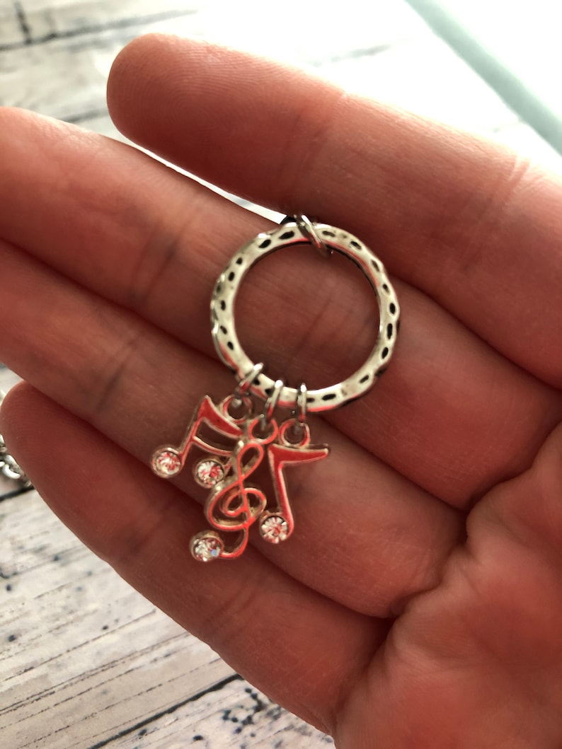 Necklace Musical Notes Necklace Diffuser Necklace Band Teacher Music Teacher Lava Necklace Pendant