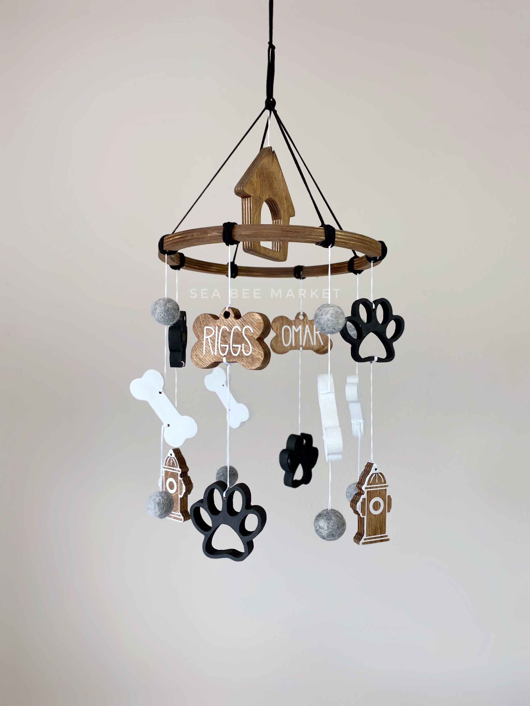 Puppy Dog Crib Mobile Puppies themed nursery decor gender Etsy