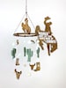 Cowboy Western Crib Mobile - Classic/Vintage Cowboy Nursery Mobile - Rodeo Nursery - Wild West - Cowboy Boots, Cactus, Cowboy Hats, Horse 